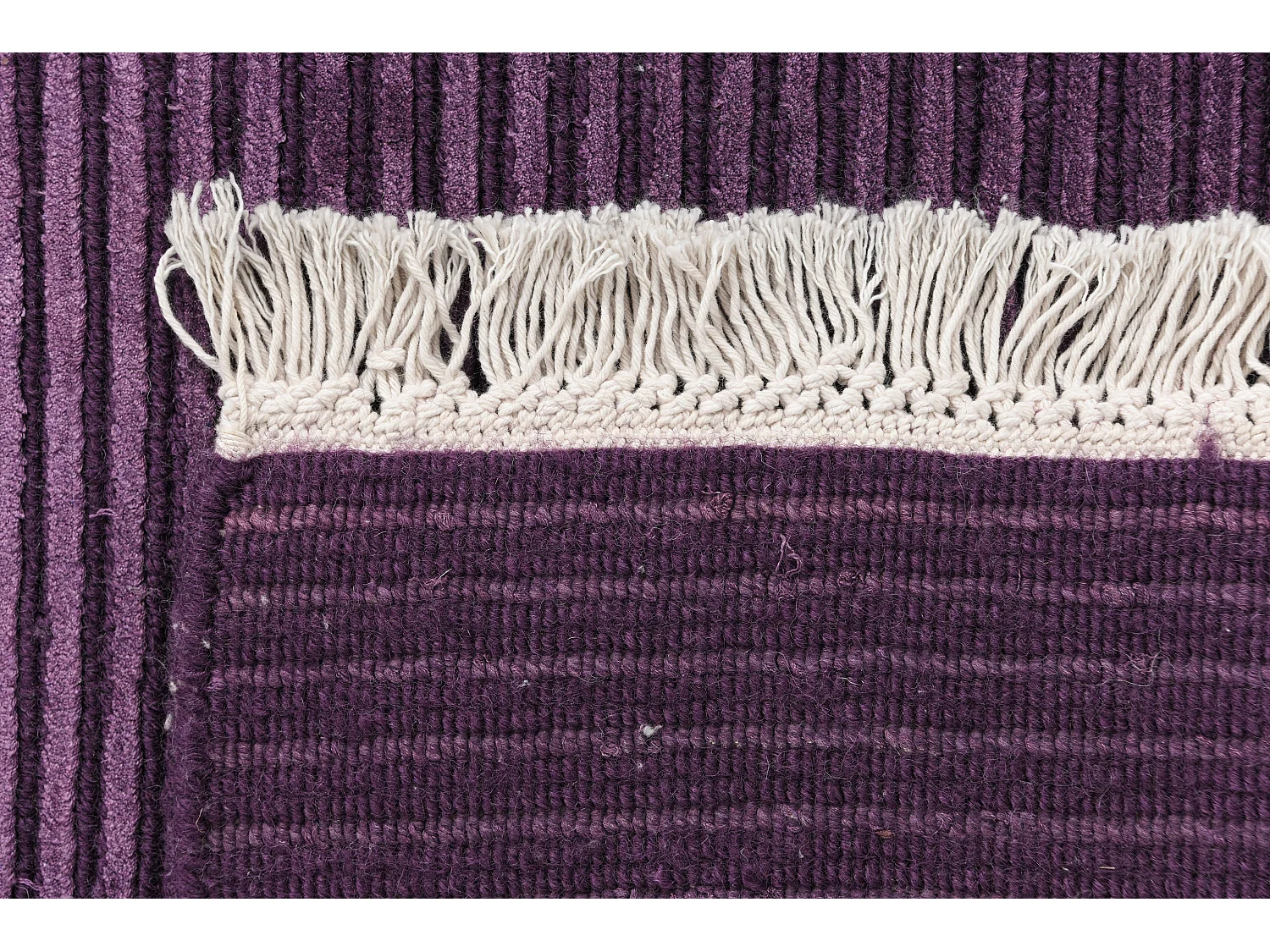 Tapis de couloir en laine 79x396 Violet Darya