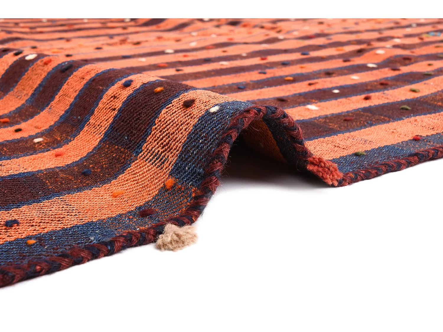 Tapis de laine 160x232 orange Jajim