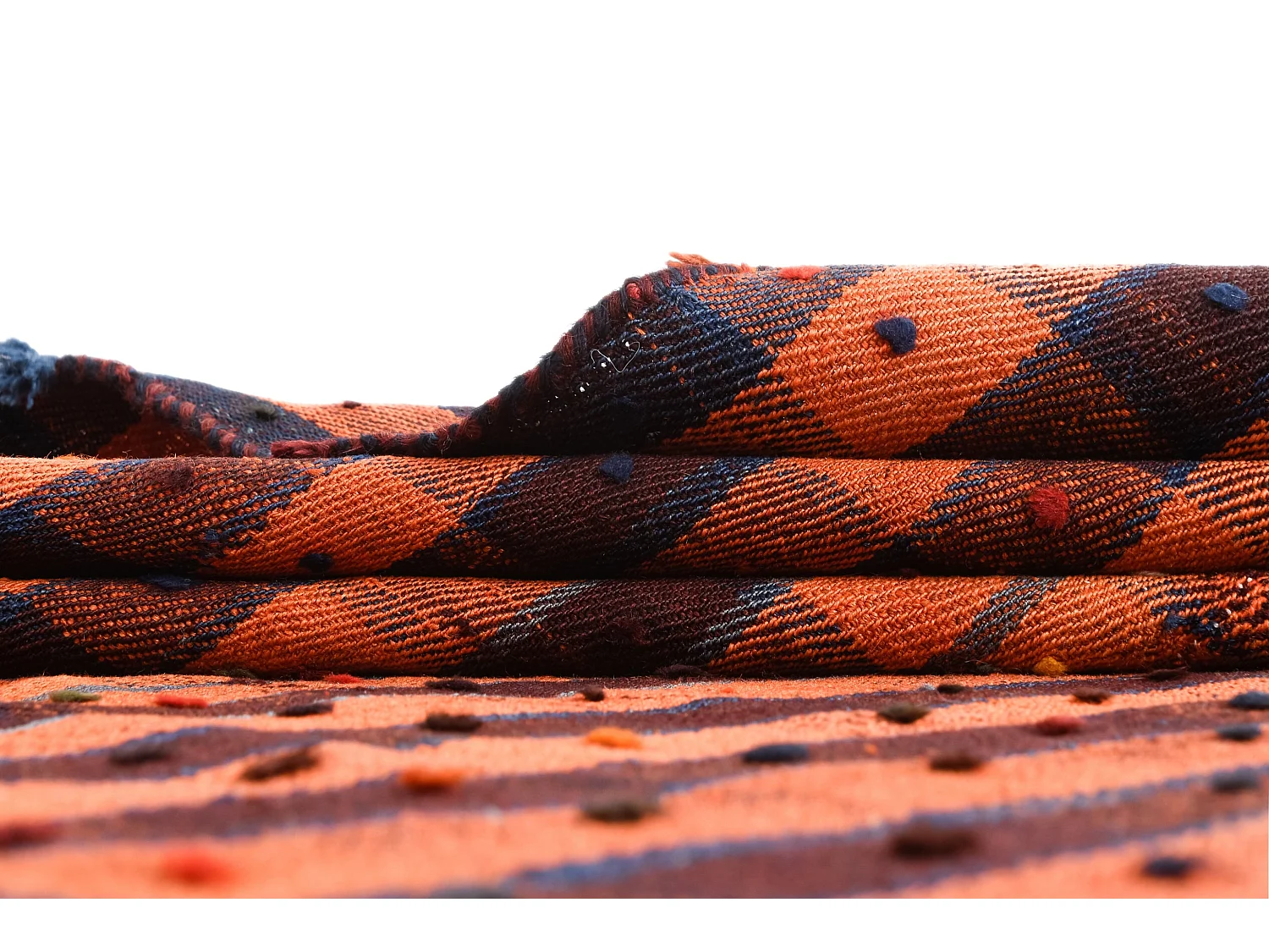 Tapis de laine 160x232 orange Jajim