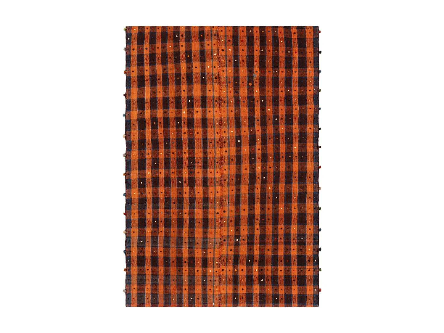 Tapis de laine 160x232 orange Jajim