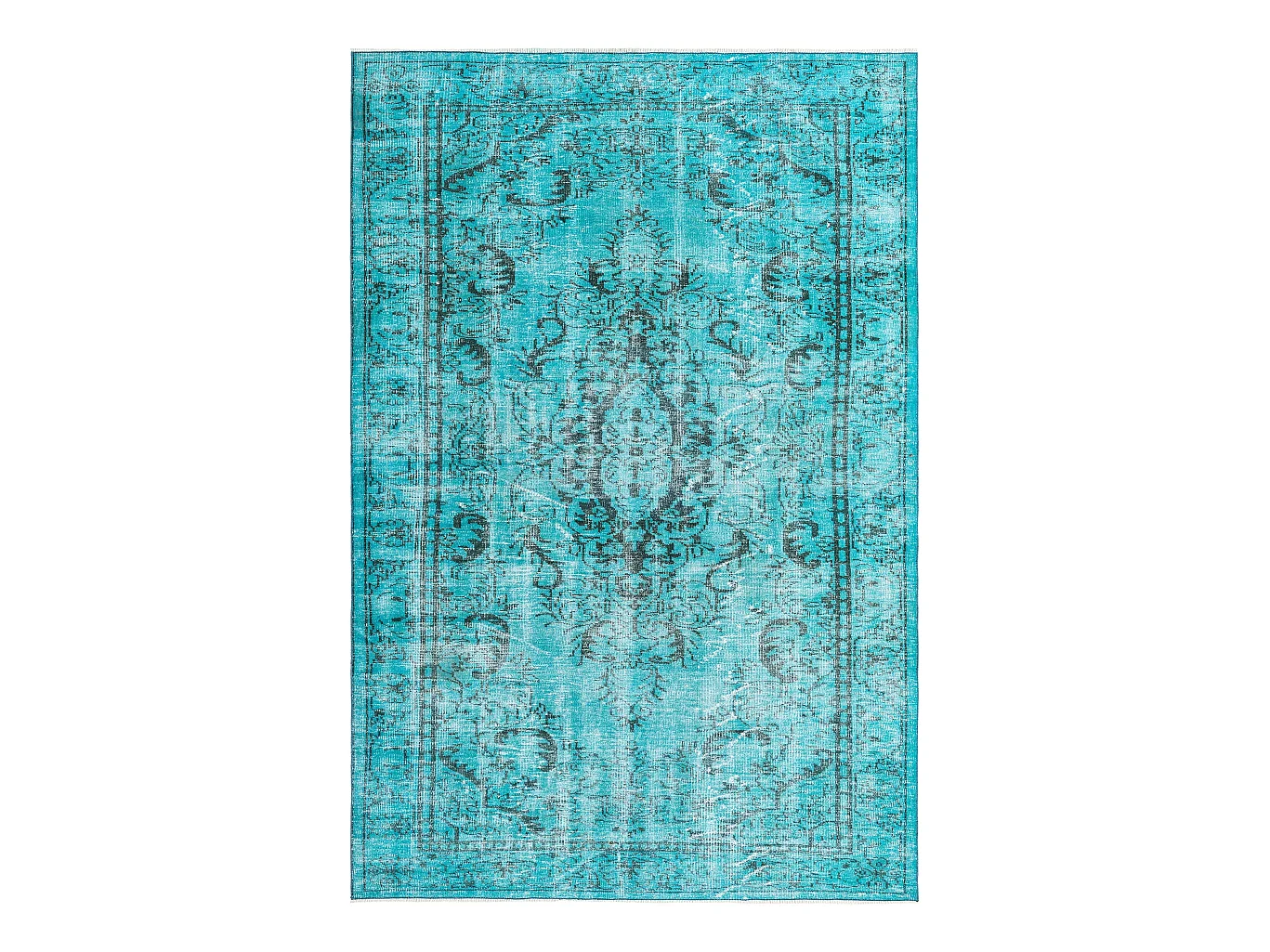 Tapis de laine 180x279 turquoise Ultra Vintage