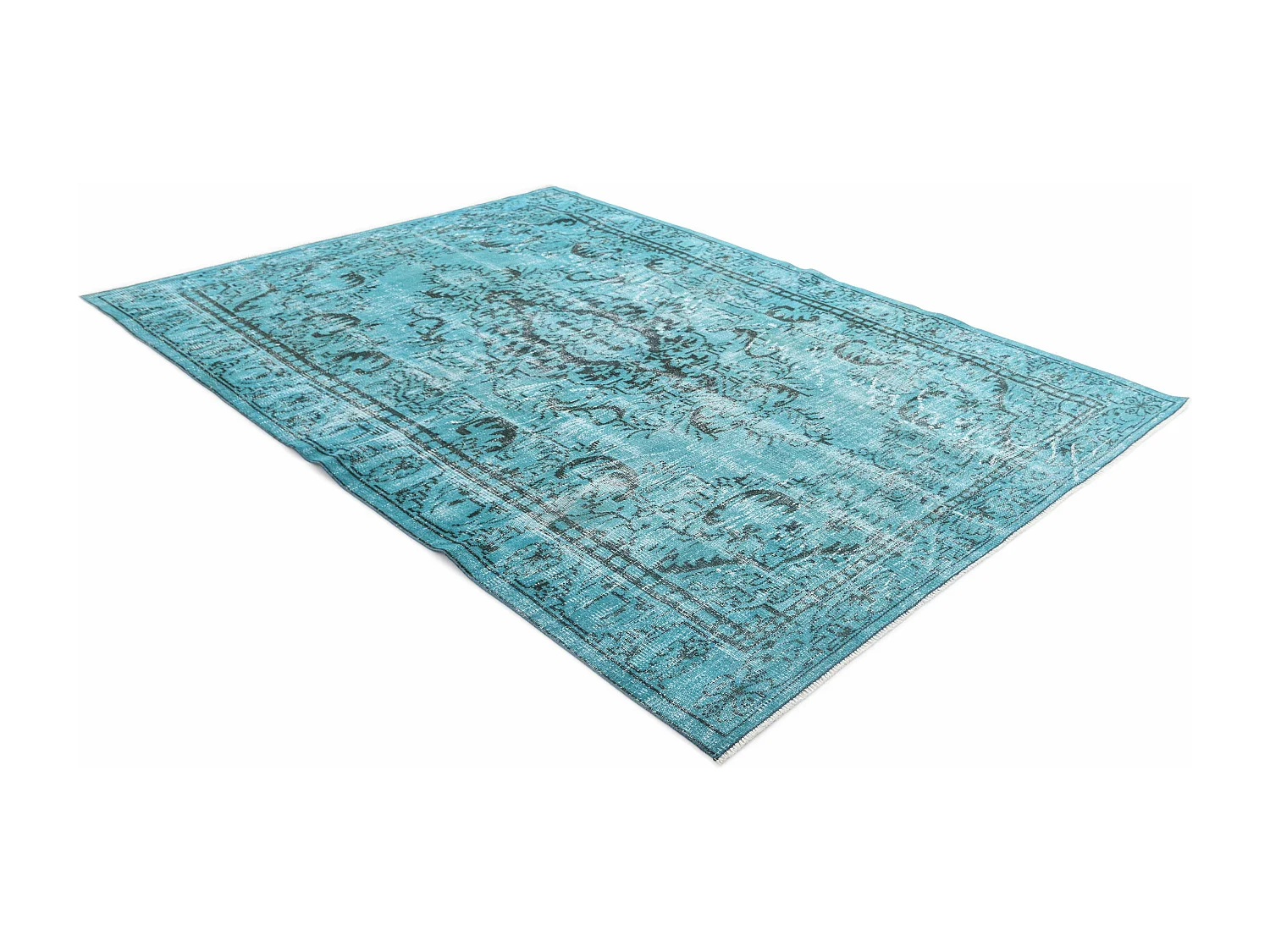 Tapis de laine 180x279 turquoise Ultra Vintage