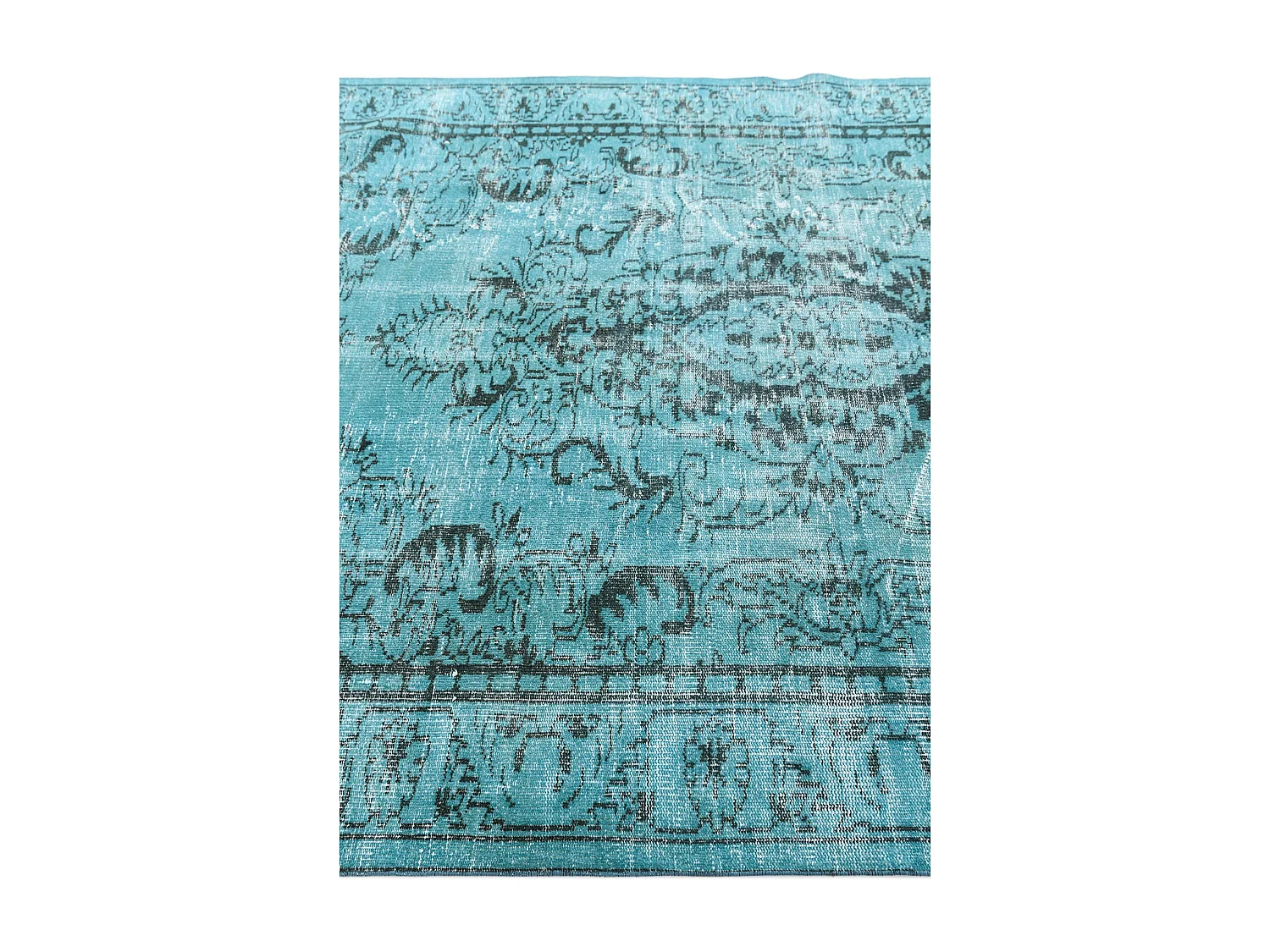 Tapis de laine 180x279 turquoise Ultra Vintage