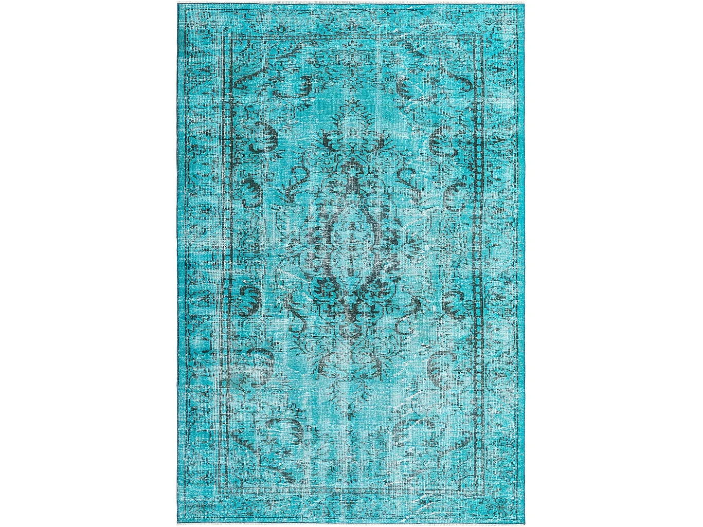 Tapis de laine 180x279 turquoise Ultra Vintage