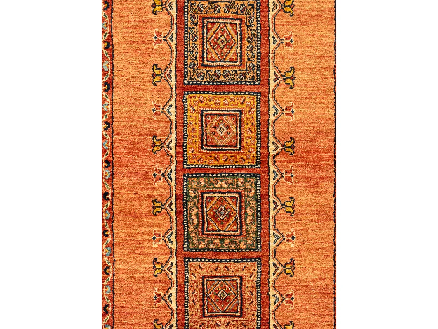 Wollteppich 111x164 Rosa Kashkuli