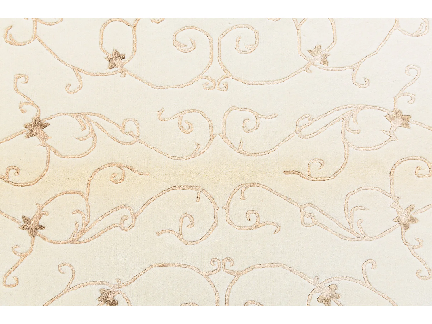Tapis de laine 155x198 beige Darya