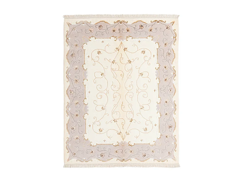 Wollteppich 155x198 Beige Darya