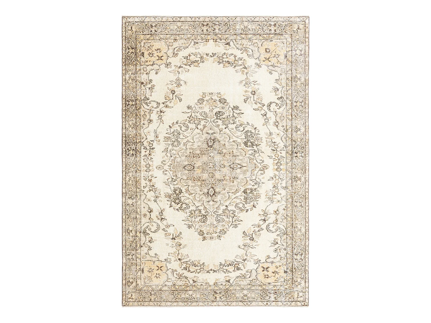Tapis de laine 165x259 beige Ultra Vintage