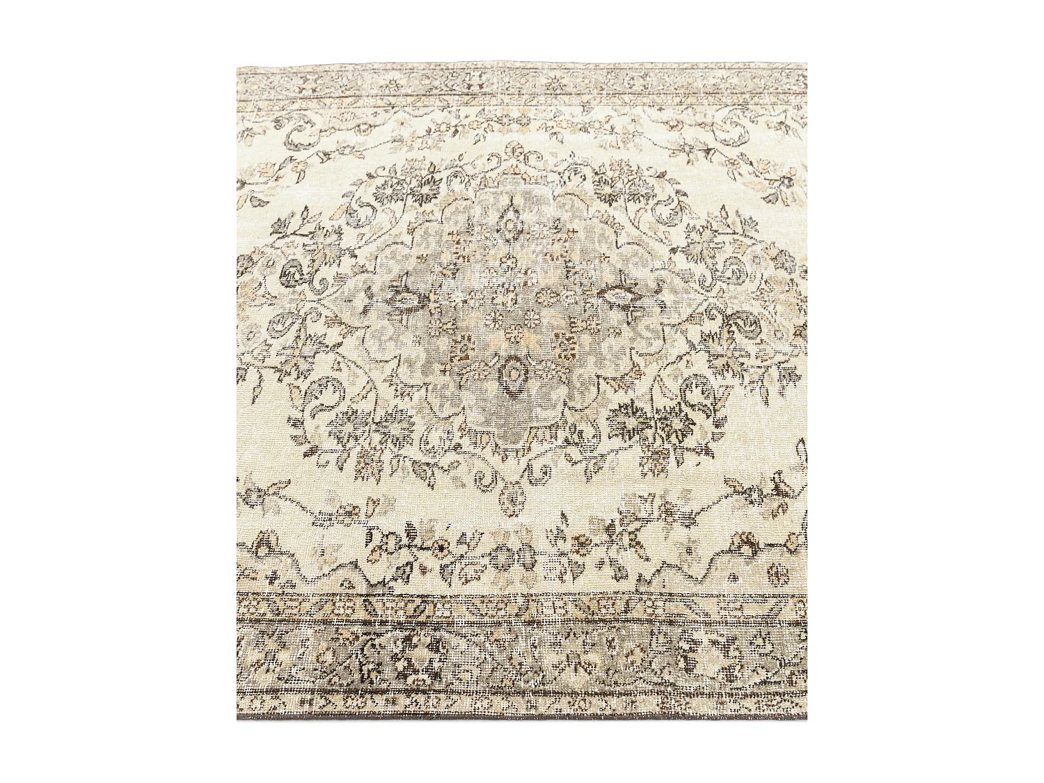 Tapis de laine 165x259 beige Ultra Vintage