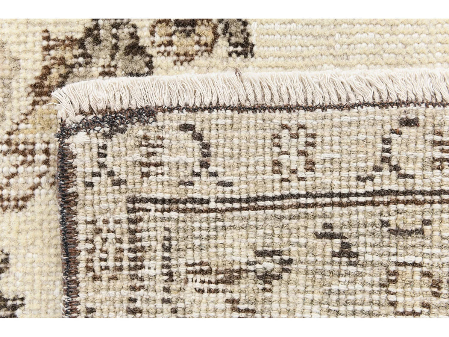 Tapis de laine 165x259 beige Ultra Vintage