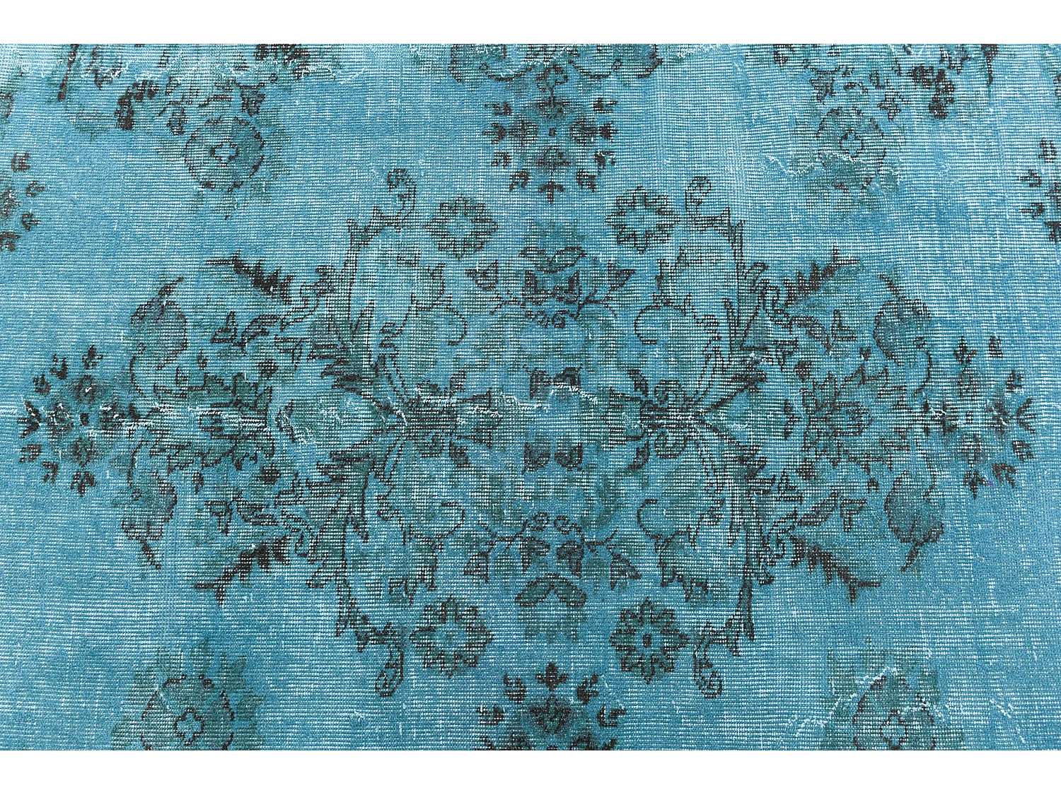 Tappeto in lana 203x307 Blu Ultra Vintage