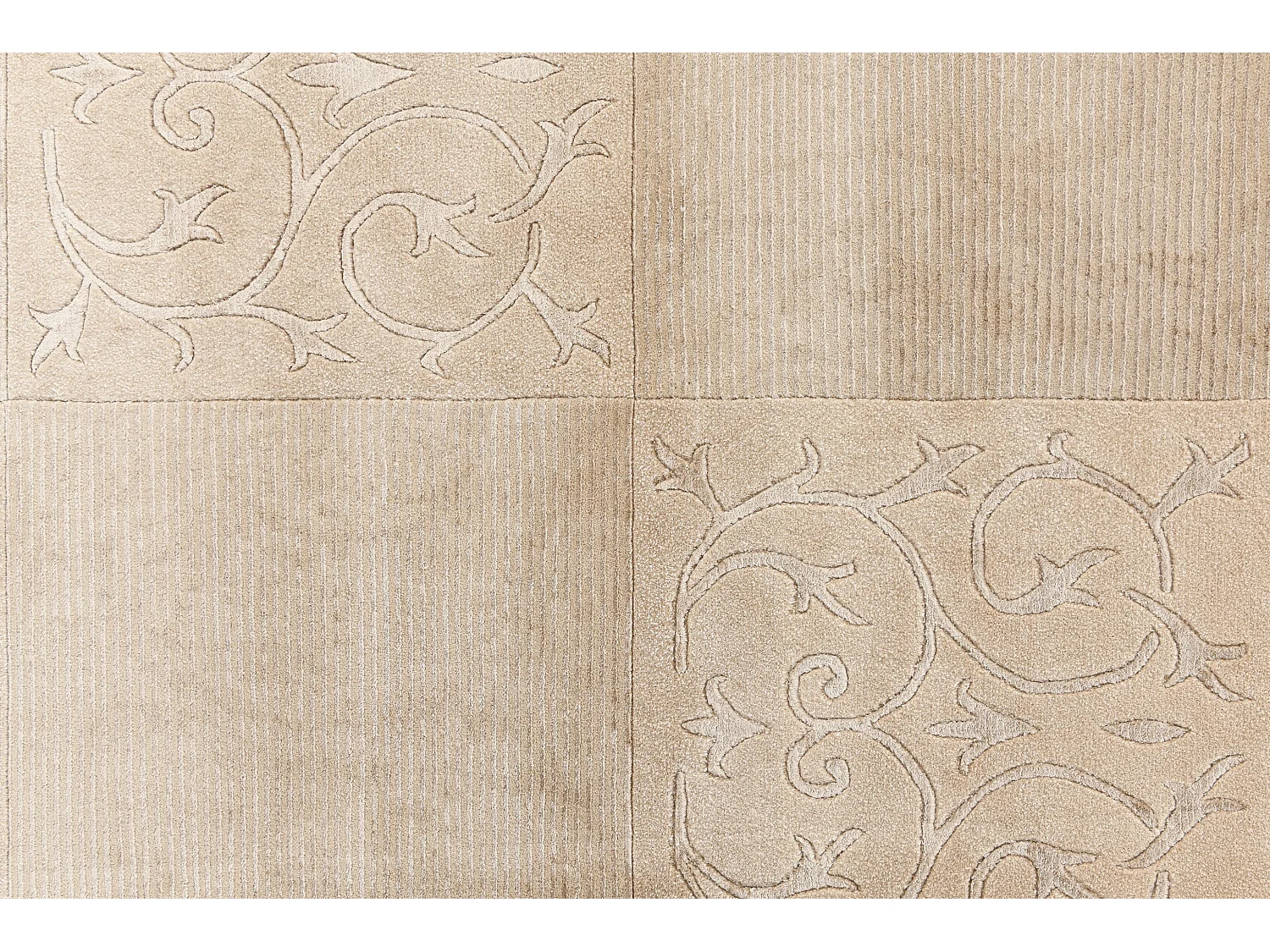 Tappeto per corridoio in lana 102x300 marrone Darya