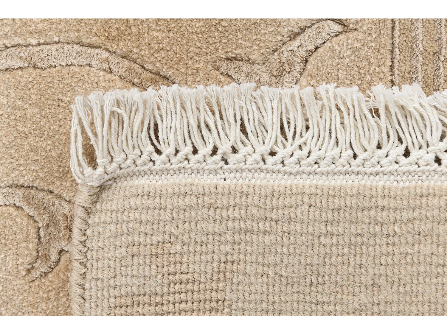 Tappeto per corridoio in lana 102x300 marrone Darya