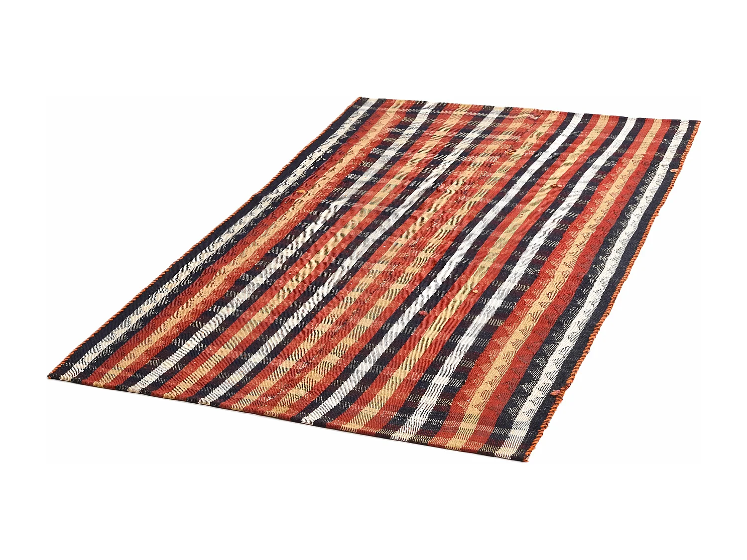 Tapis de laine 119x197 multicolore Jajim