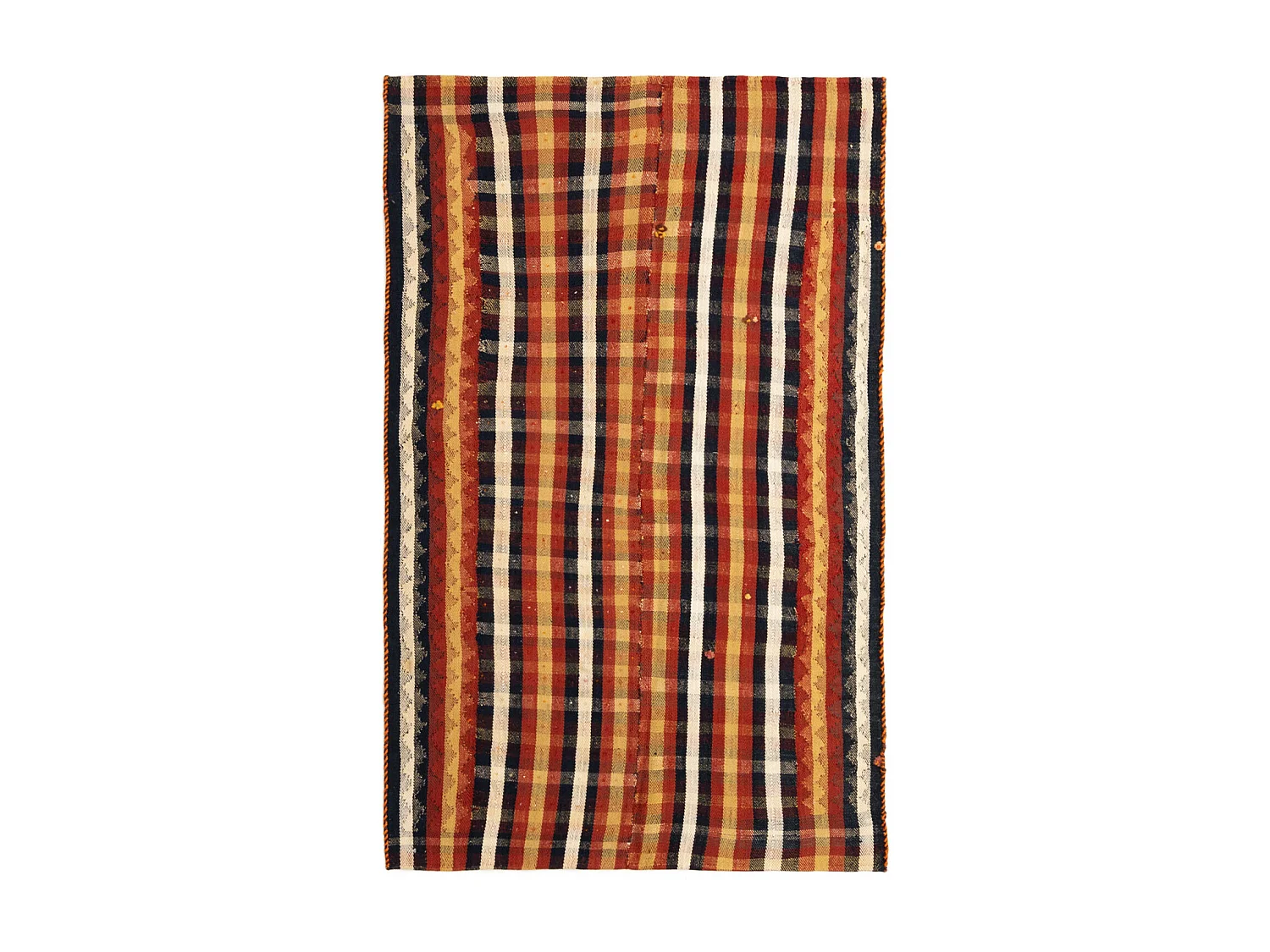 Tapis de laine 119x197 multicolore Jajim