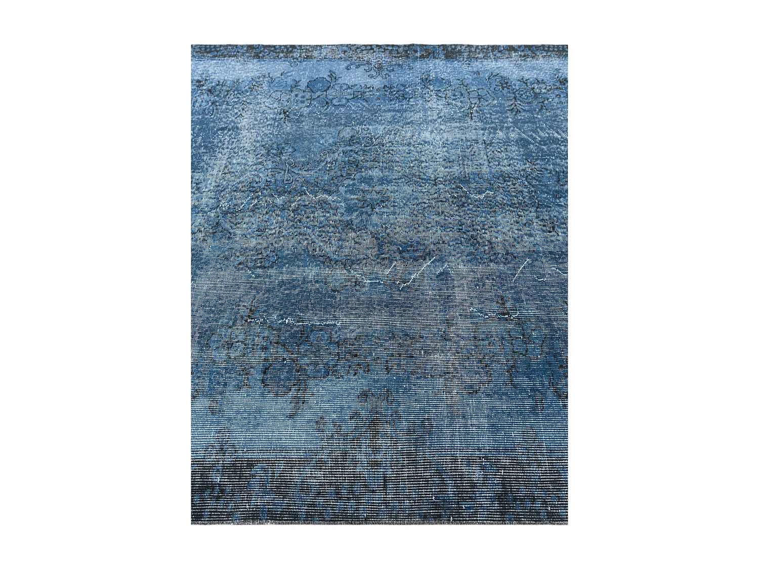 Wollteppich 178x282 Blau Ultra Vintage