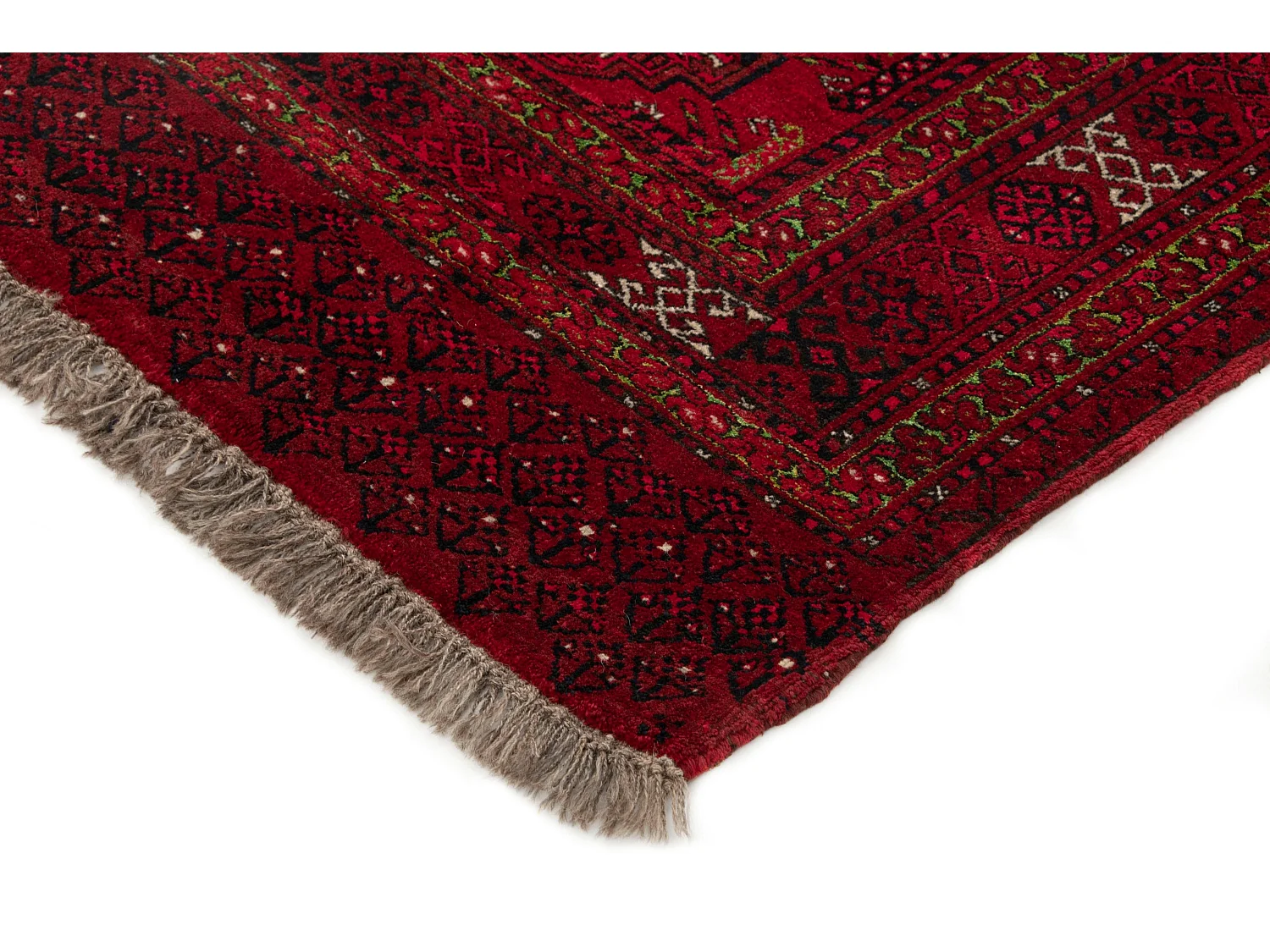 Wollteppich 100x178 Rot Afghan