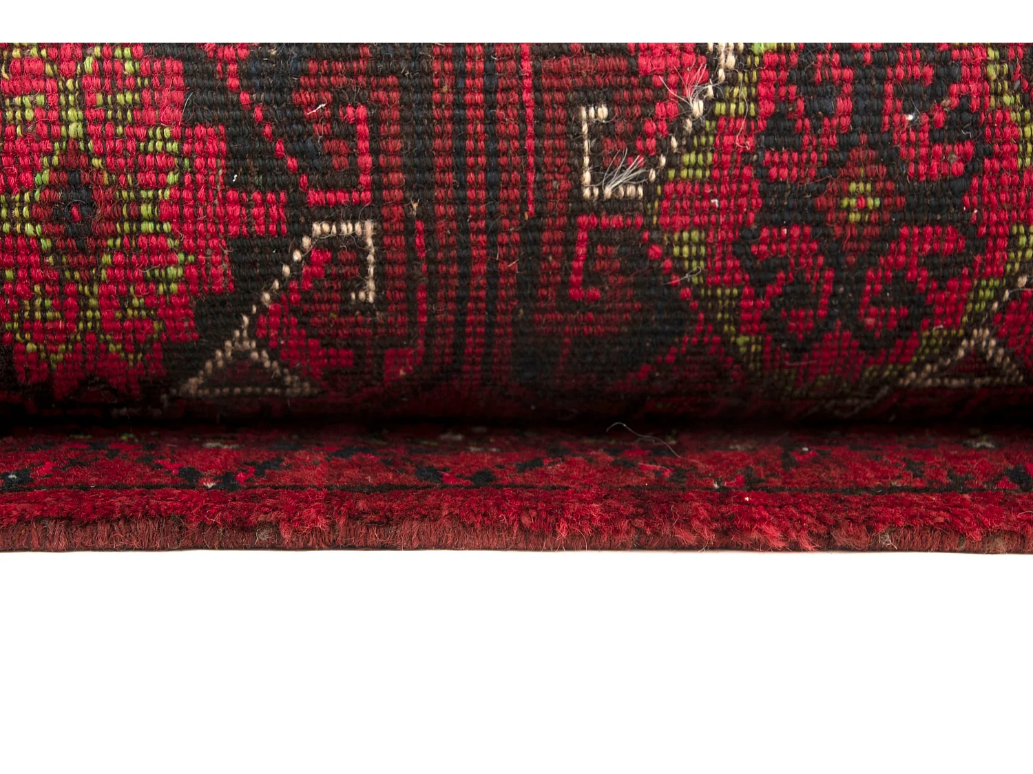 Wollteppich 100x178 Rot Afghan