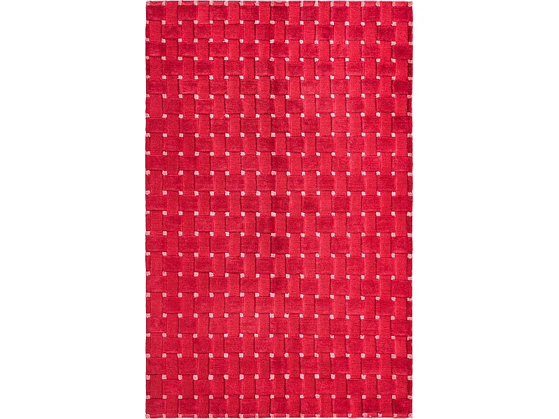 Tapis de laine 119x191 rouge Darya