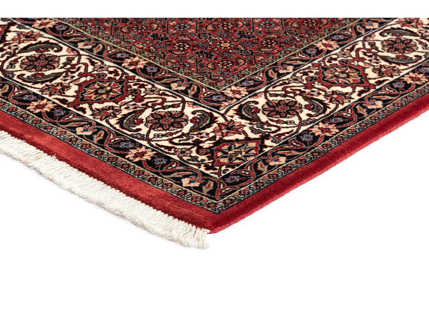 Wollteppich 202x253 Rot Bidjar