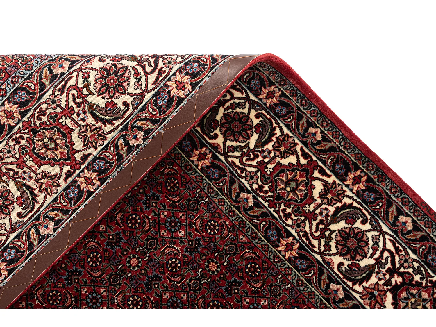 Wollteppich 202x253 Rot Bidjar