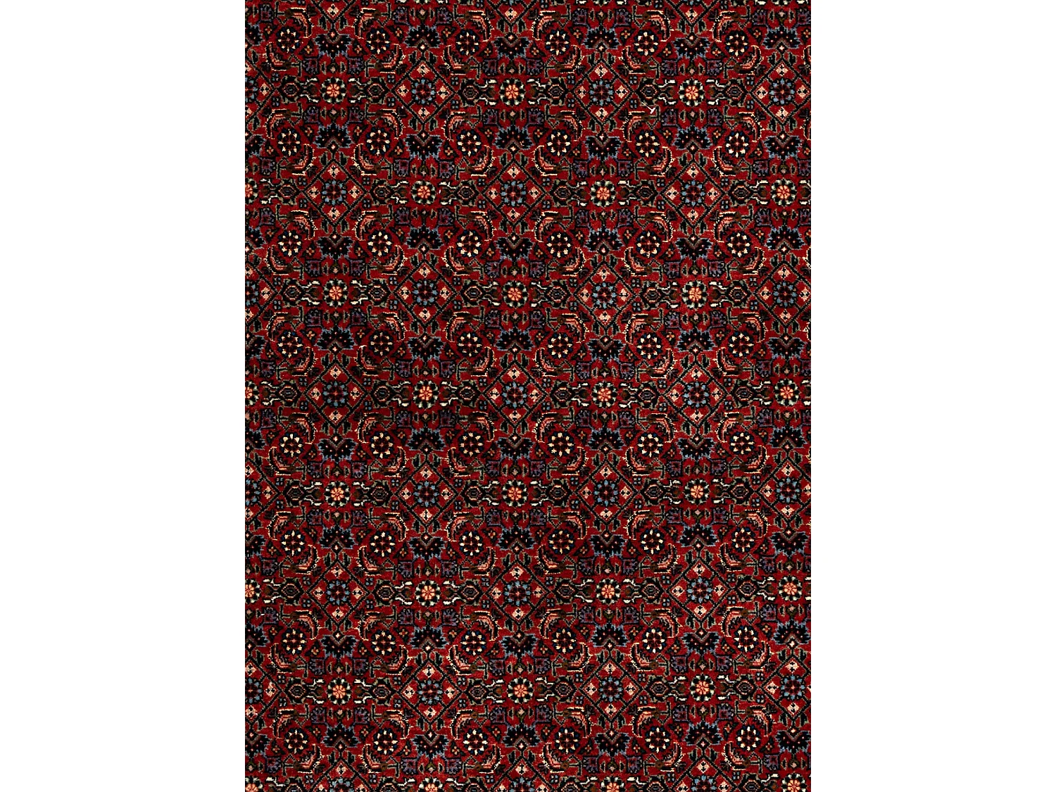 Wollteppich 202x253 Rot Bidjar