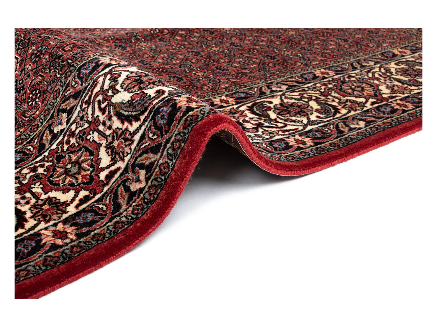 Tapis de laine 202x253 rouge Bidjar