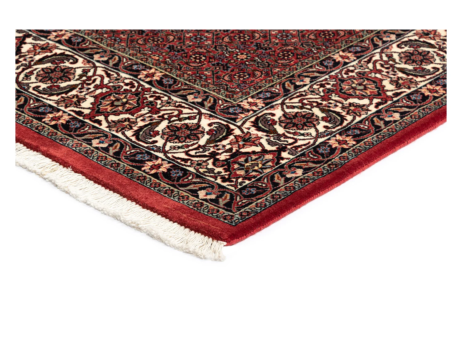 Tapis de laine 202x253 rouge Bidjar
