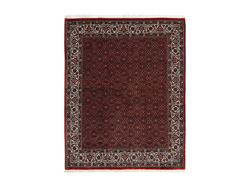 Tapis de laine 202x253 rouge Bidjar