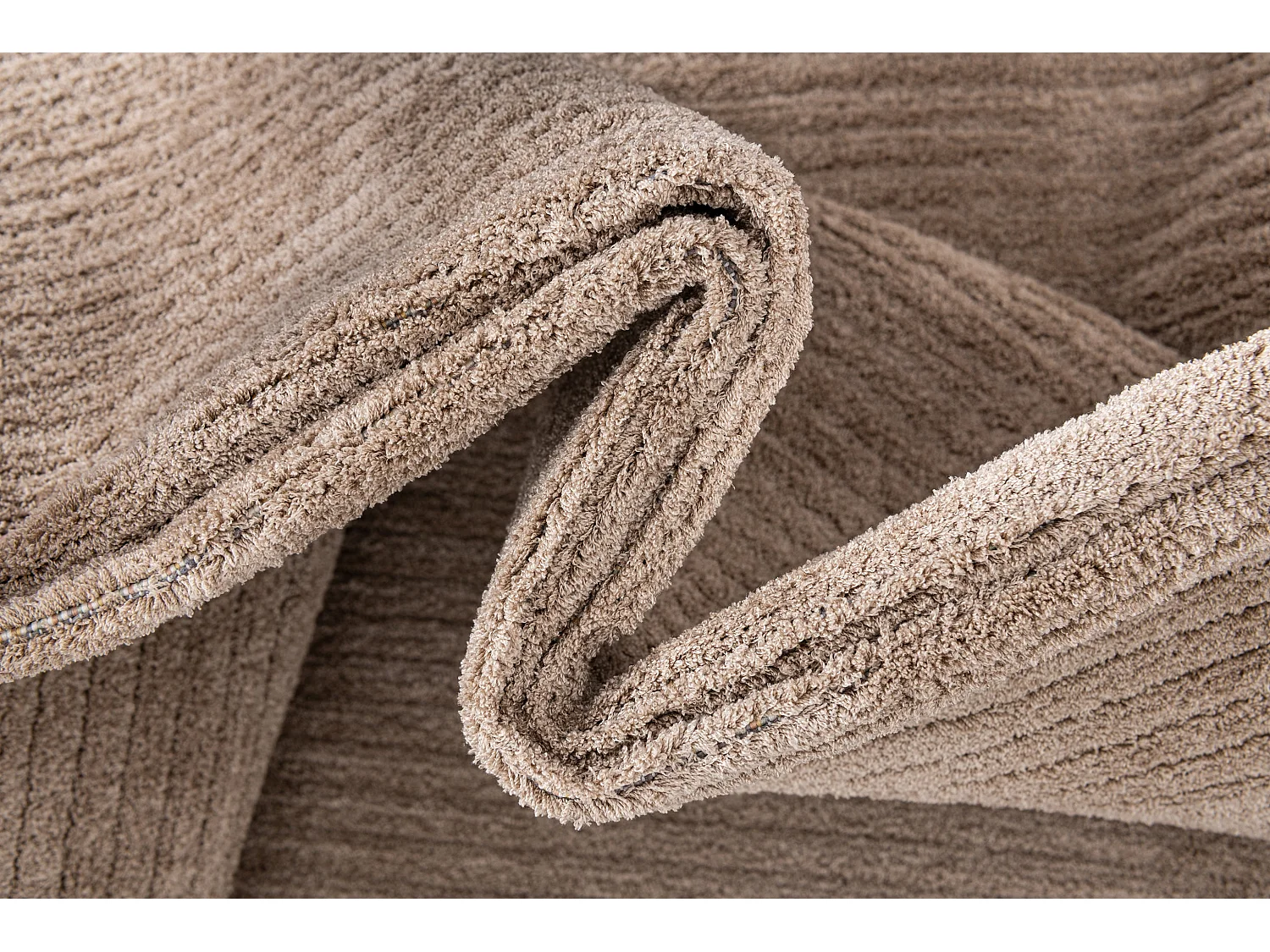 Tapis 80x305 marron foncé St. Gallen Solid