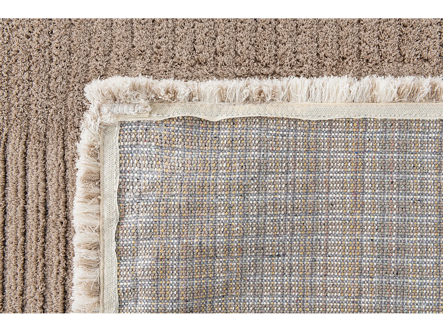 Tapis 80x305 marron foncé St. Gallen Solid