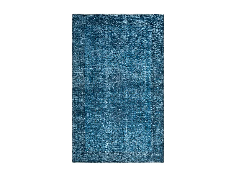 Wollteppich 155x246 Blau Ultra Vintage