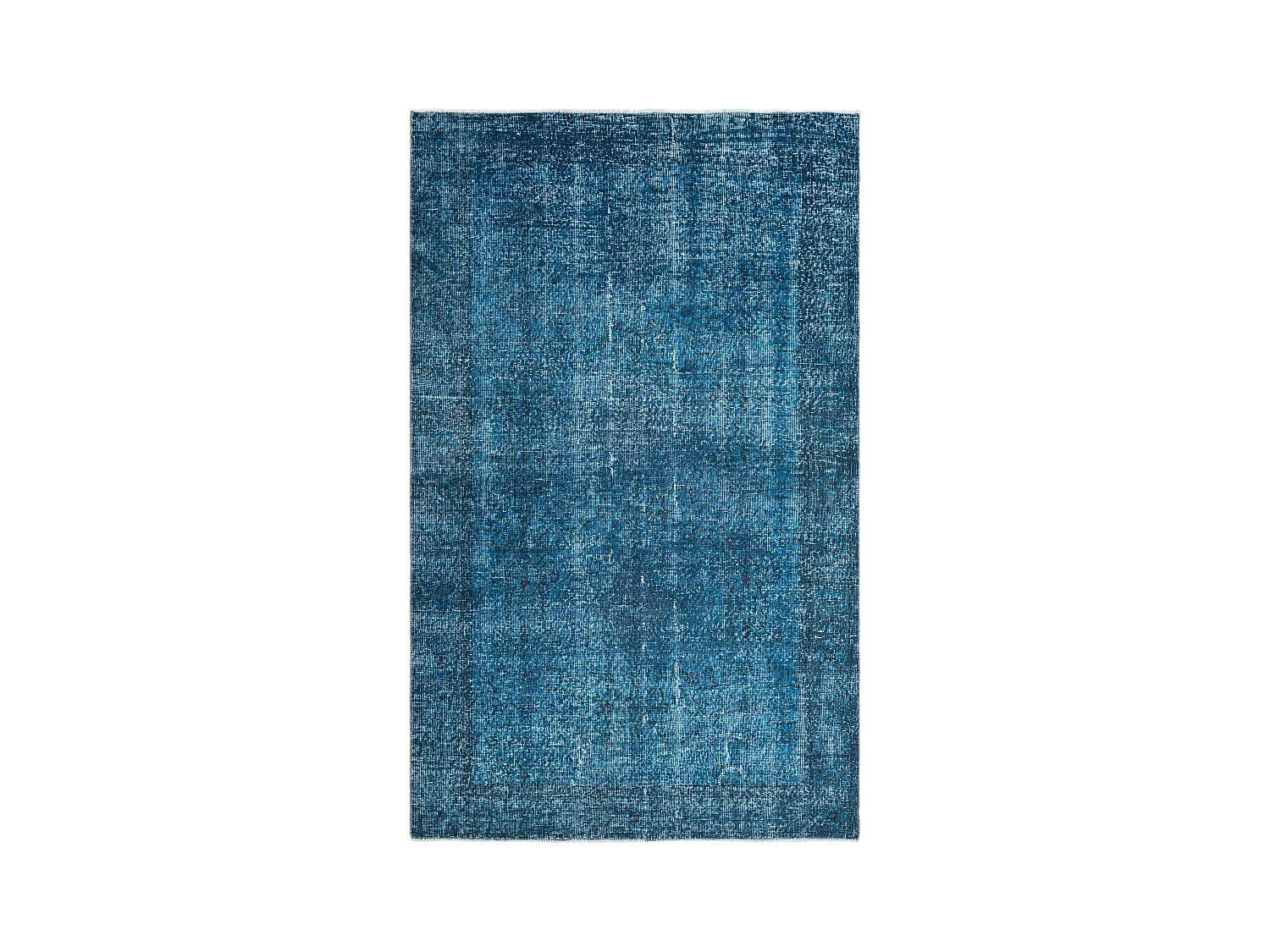 Tapis de laine 155x246 Bleu Ultra Vintage