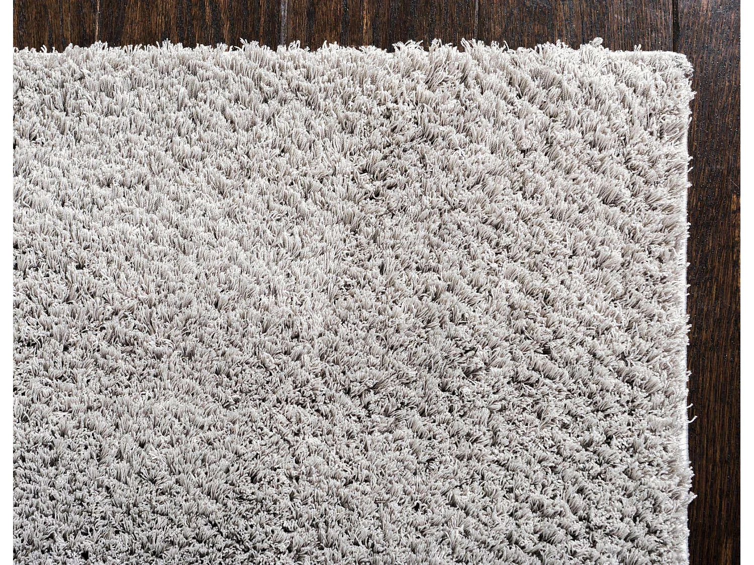 Hochflorteppich 240x305 Silber-Grau Luzern