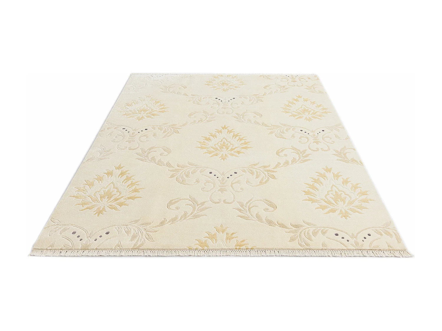 Tapis de laine 168x239 beige Darya