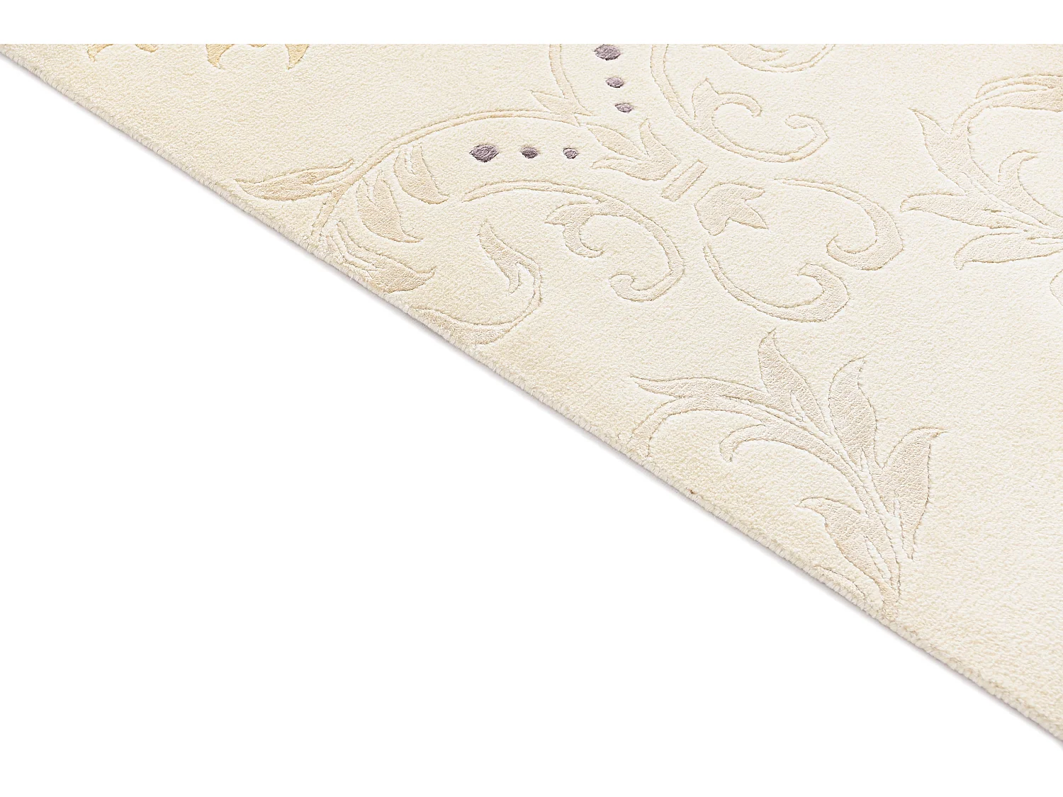 Tapis de laine 168x239 beige Darya