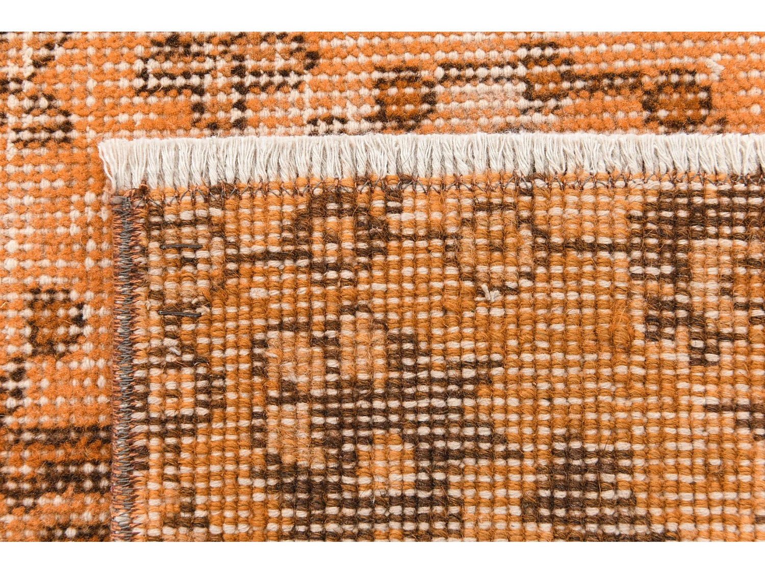 Tapis de laine 112x216 orange Ultra Vintage