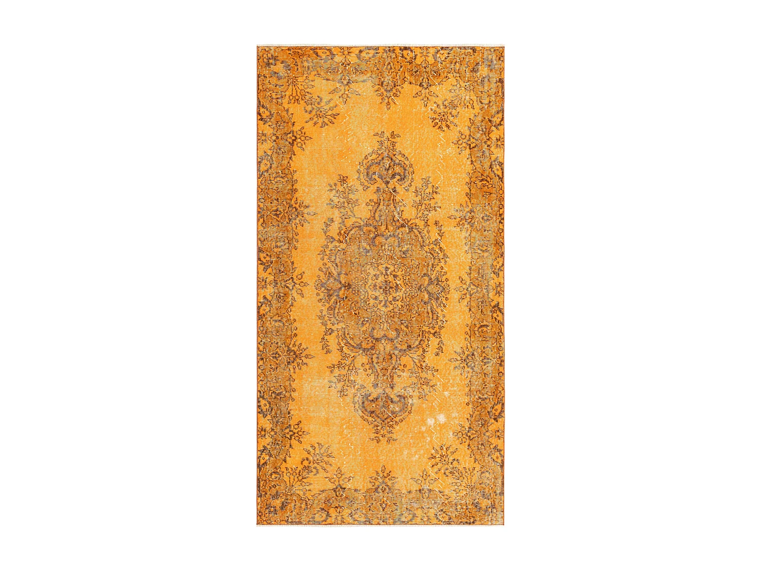 Tapis de laine 112x216 orange Ultra Vintage