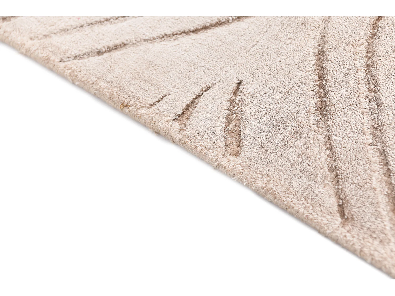 Tapis de couloir en laine 81x305 brun Darya