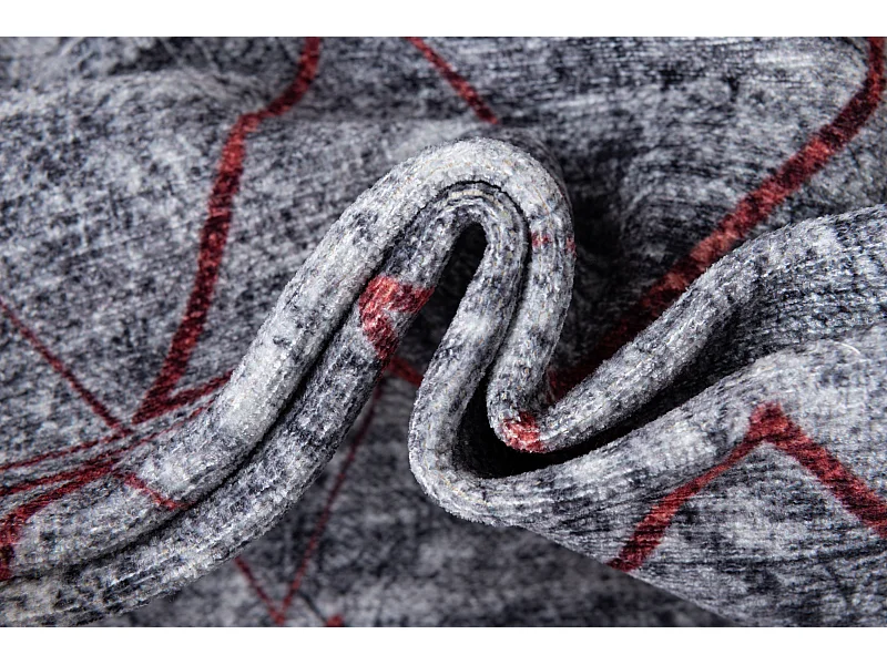 Tapis 65x120 rouge Kriens Heru