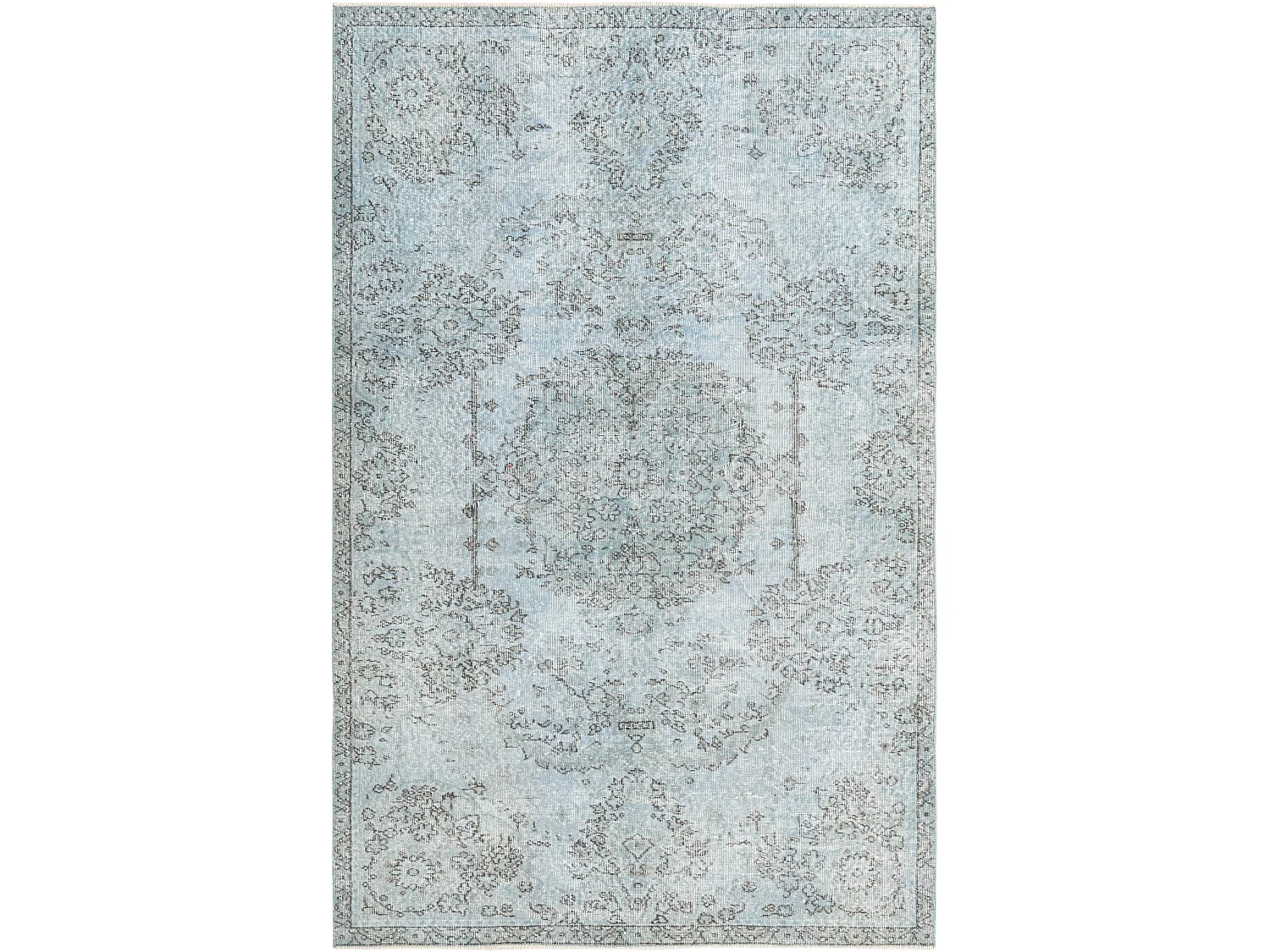 Wollteppich 170x269 Blau Ultra Vintage