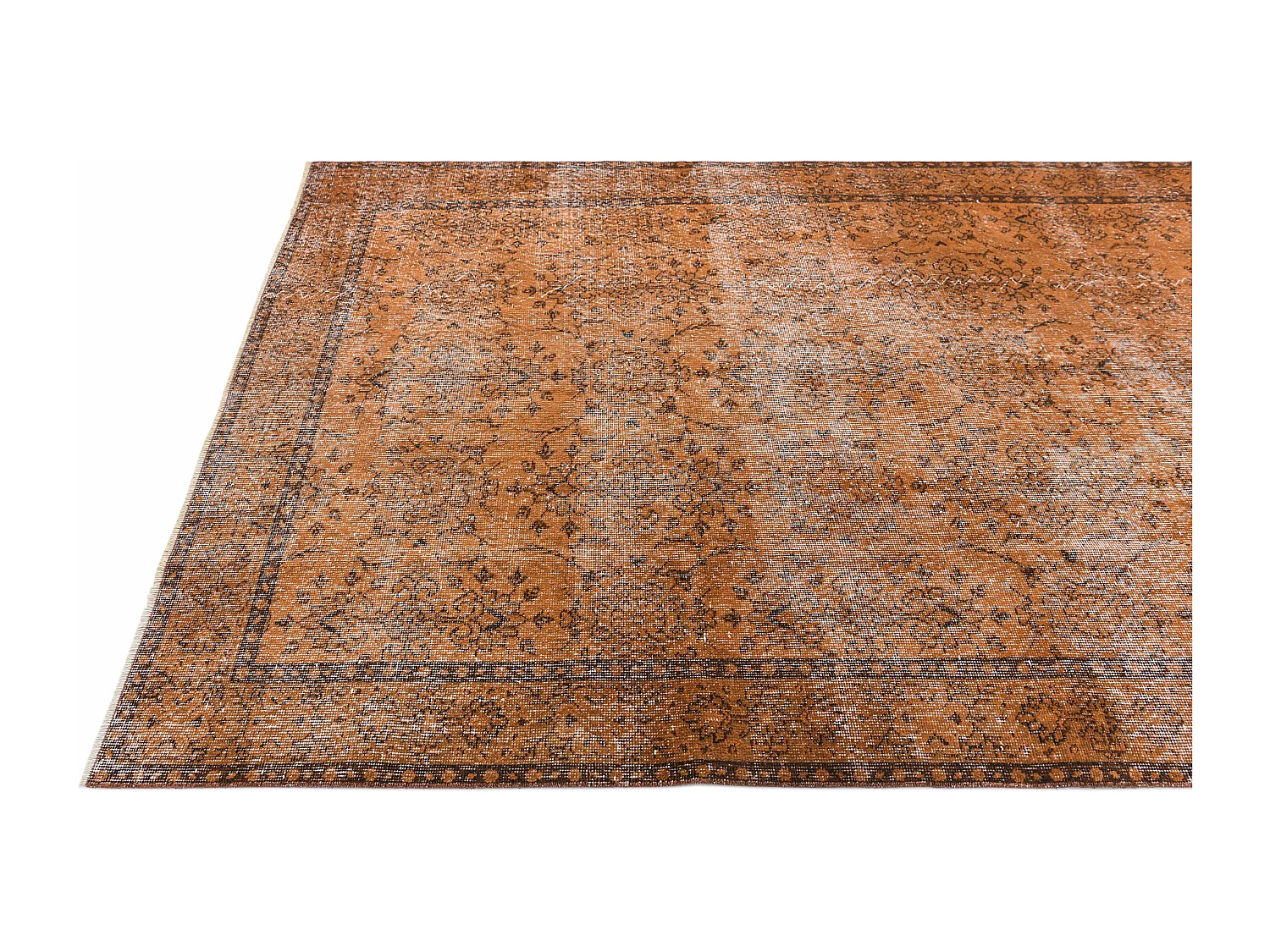 Tapis de laine 165x277 orange Ultra Vintage
