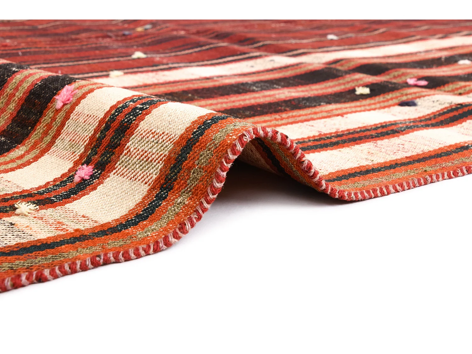 Tapis de laine 151x199 orange Jajim