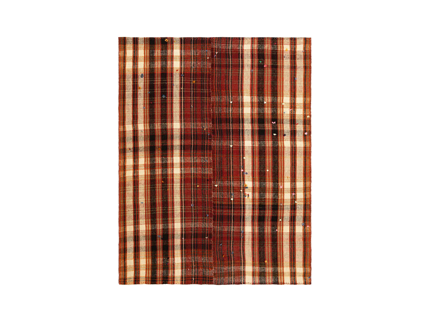 Tapis de laine 151x199 orange Jajim