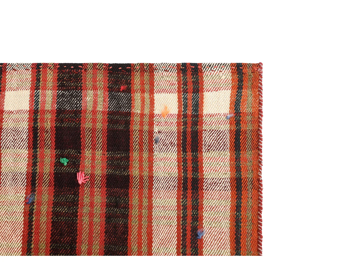 Wollteppich 151x199 Orange Jajim