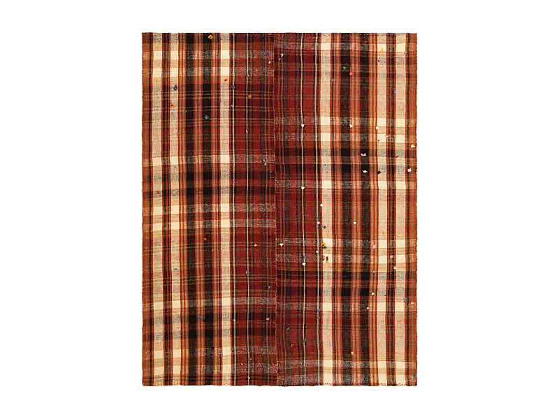 Tapis de laine 151x199 orange Jajim