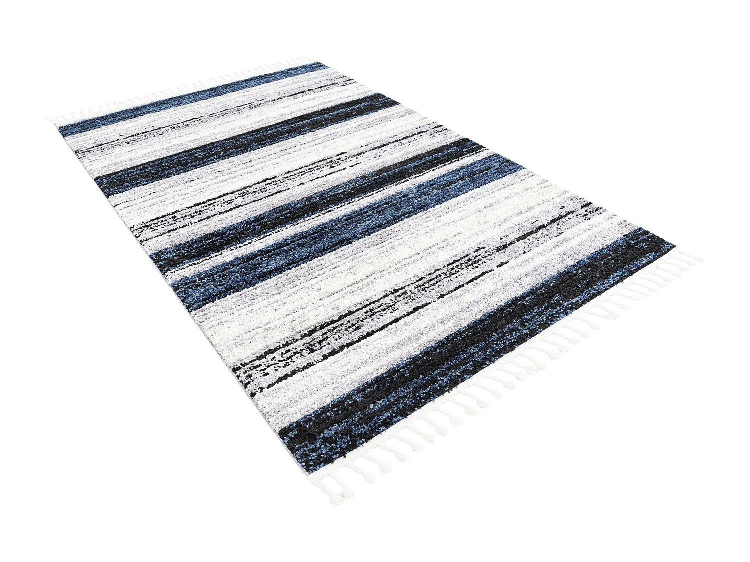 Tapis shaggy 160x245 Bleu Frauenfeldnea