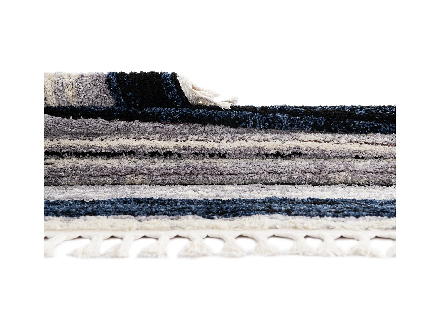 Hoogpolig tapijt 245x160 Blauw Frauenfeldnea