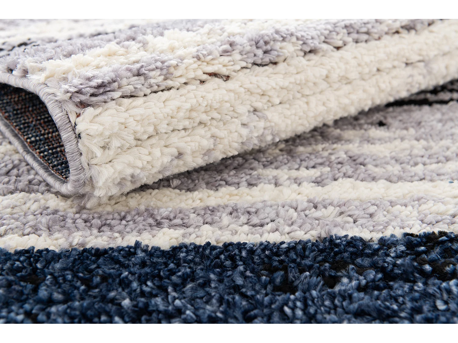 Hoogpolig tapijt 245x160 Blauw Frauenfeldnea