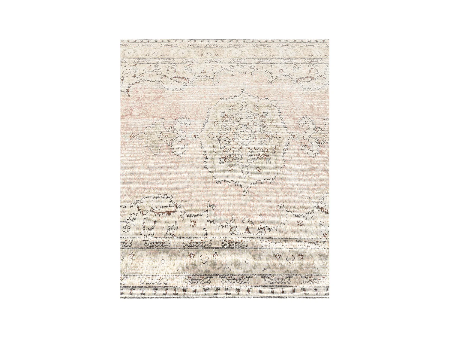 Tappeto in lana 160x262 rosa Ultra Vintage